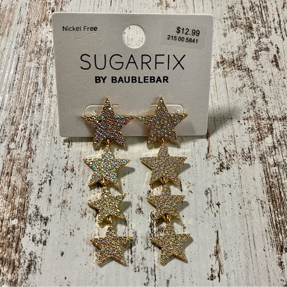 Sugarfix by Baublebar 4 Stars Dangling Stud Earrings - Picture 5 of 5